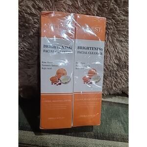 Yilest 2-Pack Brightening Facial Cleanser Rose Water Kojic Acid 100ml